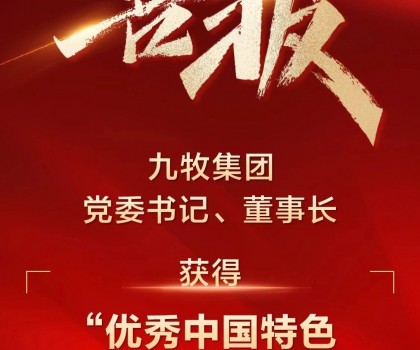 全國表彰！九牧集團黨委書記、董事長獲得“優(yōu)秀中國特色社會主義事業(yè)建設(shè)者”稱號