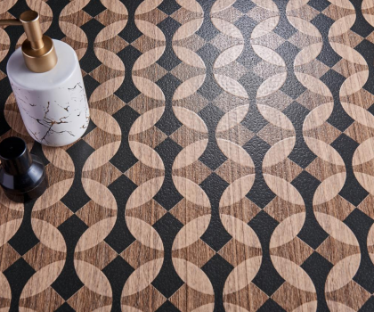 蒙娜麗莎瓷磚流金曜影｜解構幾何拼花美學，演繹多重質(zhì)感藝術